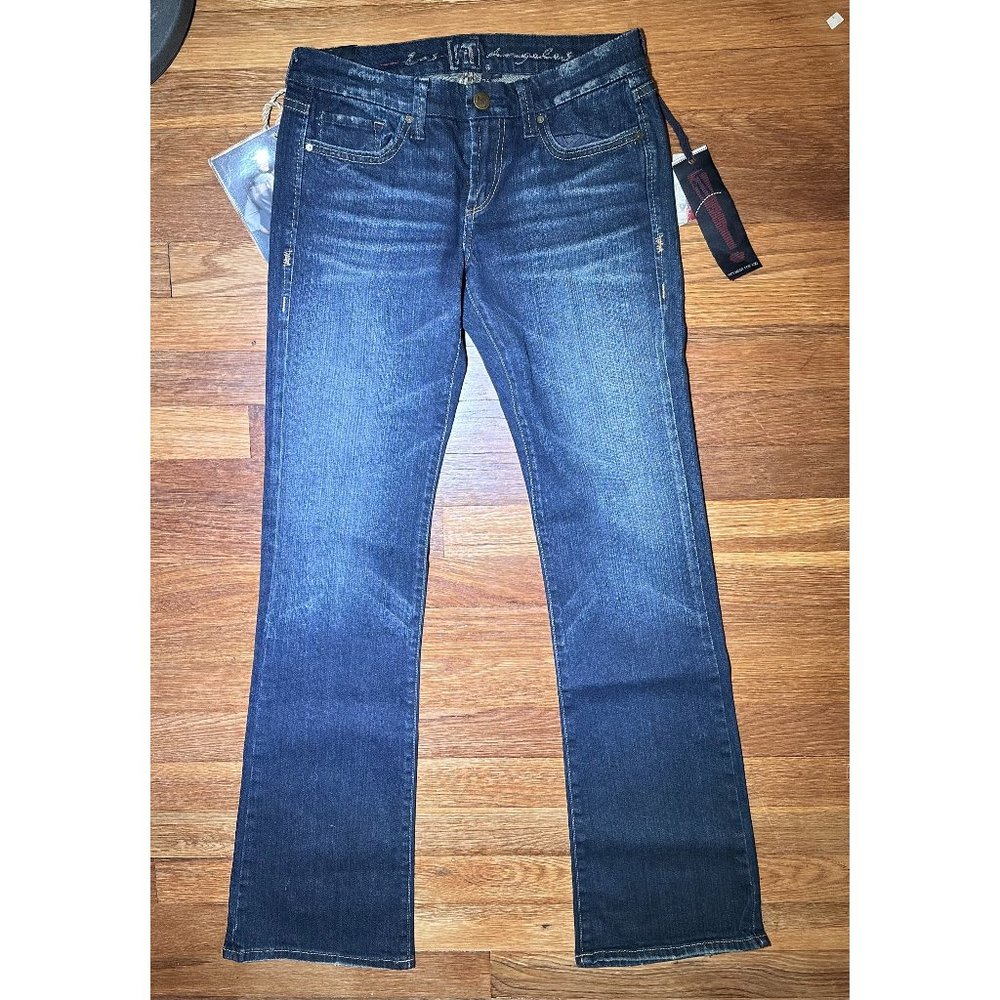 !It Jeans Belle Comfort Rider Boot Cut Whisker Wash sz, 26